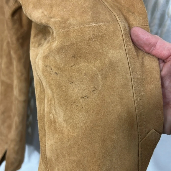 The Territory Ahead Tan Suede Shirt Size Large - Picture 8 of 14